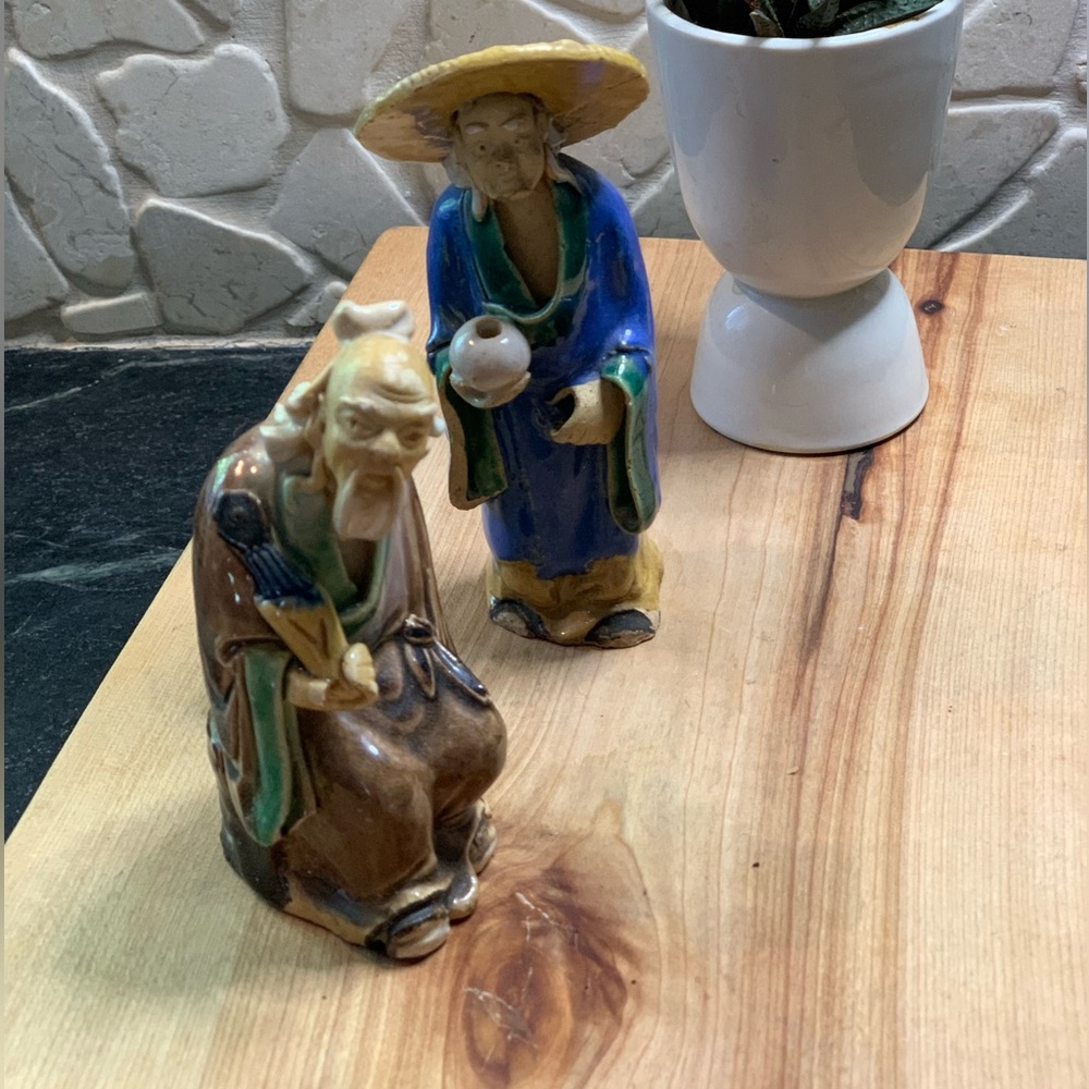 VINTAGE CHINESE MUD MEN | Set of 2